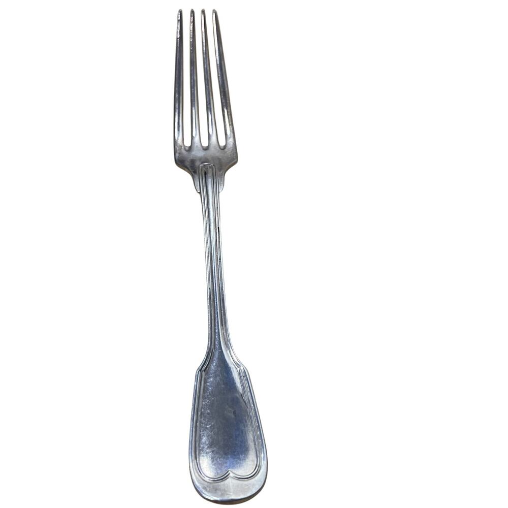 Christofle Chinon Silverplate Salad Fork 7" - Monogrammed on Back